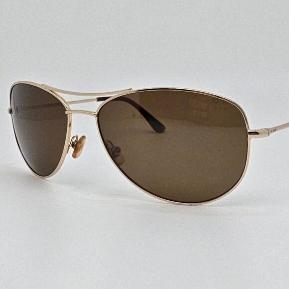 Kate Spade Ally P/S Gold Frame Polarized Brown Lens Aviator Sunglasses 60-15-135 - Picture 1 of 13